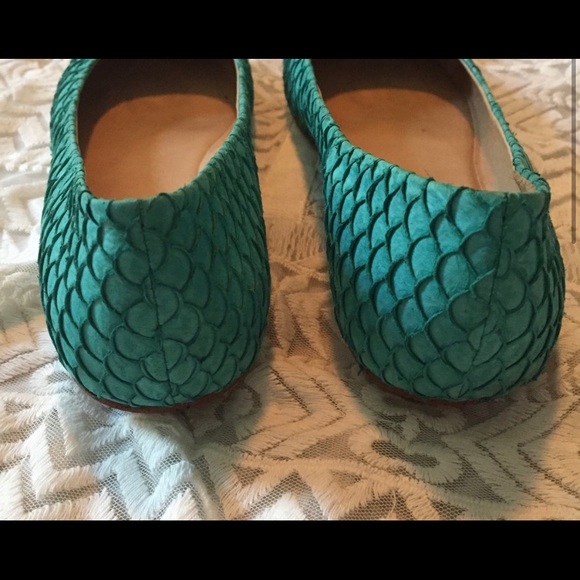 Miz mooz green scale panther flat sz 10 - Picture 3 of 7